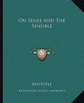 portada on sense and the sensible (in English)