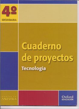 portada Proyecto Ánfora, Tecnología, 4 Eso. Cuaderno De Proyectos