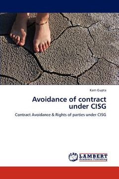 portada avoidance of contract under cisg (en Inglés)