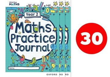 portada White Rose Maths Practice Journals Year 2 Workbooks: Pack of 30
