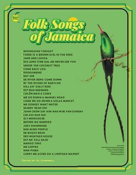 portada Folk Songs of Jamaica 