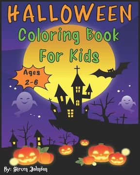 portada Halloween Coloring Book For Kids: Ages 2-6 (en Inglés)