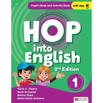 portada Hop Into English 1 Pupil's Book and Activity Book Macmillan (en Inglés)
