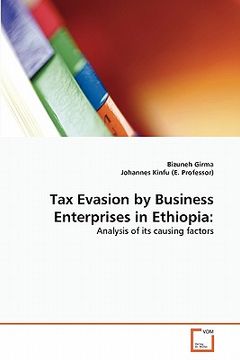 portada tax evasion by business enterprises in ethiopia (en Inglés)