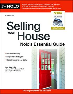 portada Selling Your House: Nolo's Essential Guide (en Inglés)