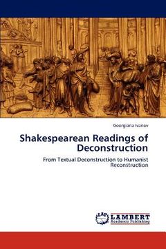portada shakespearean readings of deconstruction (en Inglés)