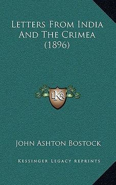 portada letters from india and the crimea (1896) (in English)