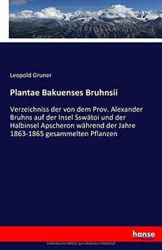 portada Plantae Bakuenses Bruhnsii