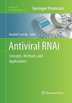 portada Antiviral Rnai: Concepts, Methods, and Applications (Methods in Molecular Biology, 721) (en Inglés)