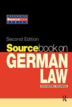 portada Sourcebook on German law (Cavendish Sourcebook) (en Inglés)