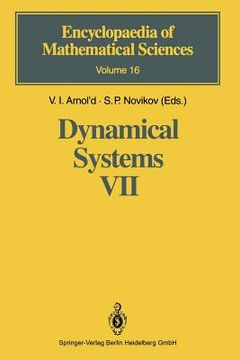 portada dynamical systems vii: integrable systems. nonholonomic dynamical systems (in English)