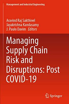 portada Managing Supply Chain Risk and Disruptions: Post Covid-19 (en Inglés)