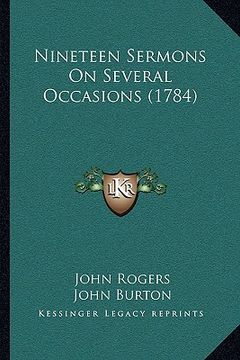 portada nineteen sermons on several occasions (1784) (in English)