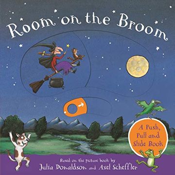 portada Room on the Broom: A Push, Pull and Slide Book (en Inglés)