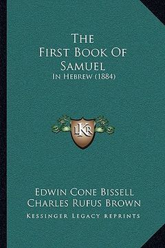 portada the first book of samuel: in hebrew (1884) (en Inglés)