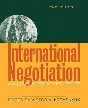 portada international negotiation: analysis, approaches, issues (en Inglés)