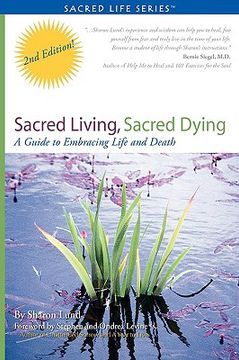 portada sacred living, sacred dying (en Inglés)