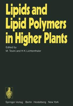 portada lipids and lipid polymers in higher plants (en Inglés)