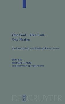 portada One god - one Cult - one Nation (Beihefte zur Zeitschrift fur die Alttestamentliche Wissenschaft) (in English)
