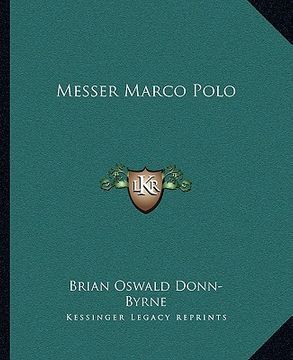 portada messer marco polo (en Inglés)