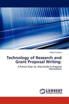 portada technology of research and grant proposal writing (en Inglés)