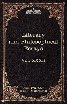portada literary and philosophical essays: french, german, and italian: the five foot shelf of classics, vol. xxxii (in 51 volumes) (in English)