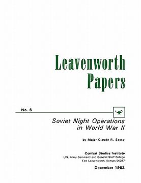 portada soviet night operations in world war ii (in English)