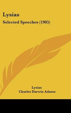 portada lysias: selected speeches (1905) (in English)