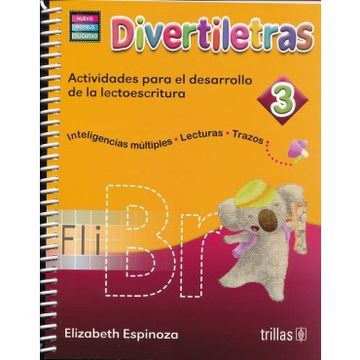 portada Divertiletras 3. Actividades Para el Desarrollo de las Lectoescritura Preescolar (in Spanish)