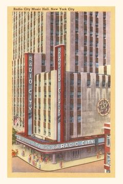 portada Vintage Journal Radio City Music Hall, New York City (en Inglés)