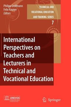 portada international perspectives on teachers and lecturers in technical and vocational education