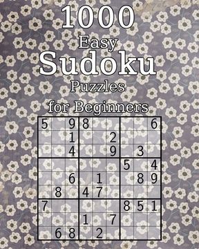 portada 1000 Easy Sudoku Puzzles for Beginners: Logic Puzzles with Solutions - Perfect as a Christmas Gift - Classic Sudoku (in English)