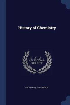 portada History of Chemistry (en Inglés)