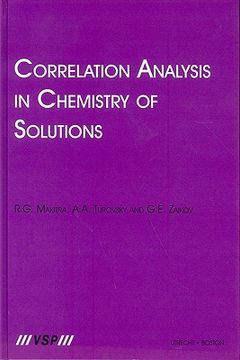 portada Correlation Analysis in Chemistry of Solutions