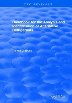 portada Handbook for the Analysis and Identification of Alternative Refrigerants (en Inglés)