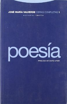 portada Obras Completas Vol. 1: Poesía (Obras Completas de José María Valverde) (in Spanish)