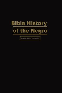 portada Bible History of the Negro 
