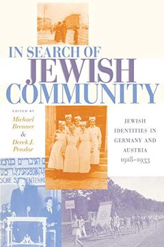 portada In Search of Jewish Community: Jewish Identities in Germany and Austria, 1918-1933 (in English)