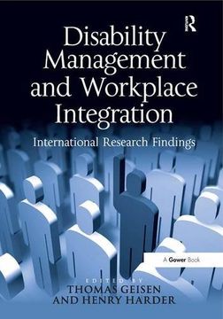 portada Disability Management and Workplace Integration: International Research Findings