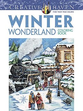 portada Creative Haven Winter Wonderland Coloring Book (Adult Coloring) (in English)
