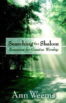 portada searching for shalom: resources for creative worship (en Inglés)