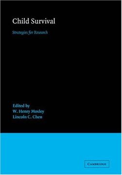 portada Child Survival: Strategies for Research (in English)