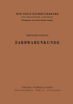 portada Farbwarenkunde (en Alemán)