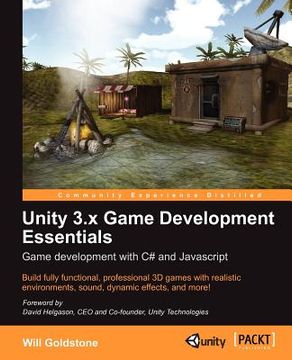 portada unity 3.x game development essentials (en Inglés)