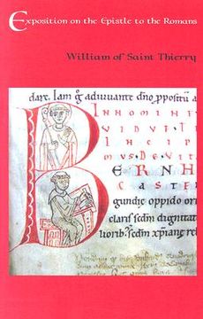 portada william of st. thierry: exposition on the epistle to the romans