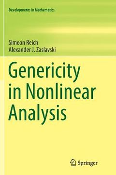 portada Genericity in Nonlinear Analysis (in English)