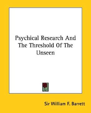 portada psychical research and the threshold of the unseen