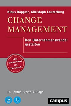 portada Change Management: Den Unternehmenswandel Gestalten, Plus E-Book Inside (Epub, Mobi Oder Pdf) Doppler, Klaus and Lauterburg, Christoph (en Alemán)