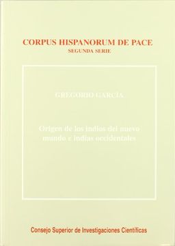 portada Origen de los Indios del Nuevo Mundo e Indias Occidentales (in Spanish)