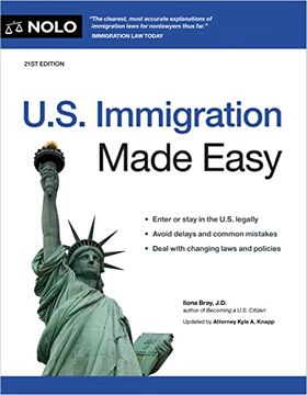 portada U. S. Immigration Made Easy (en Inglés)